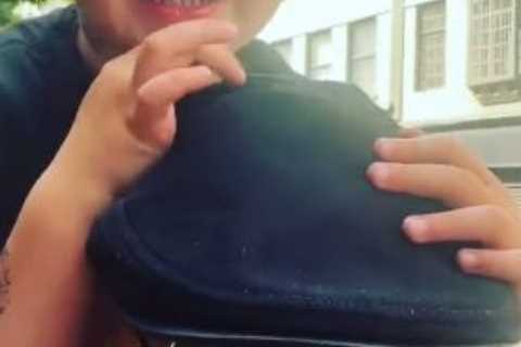 Watch Tyson Fury’s son Prince Adonis hilariously tell his dad he wants to be like rival DEONTAY..