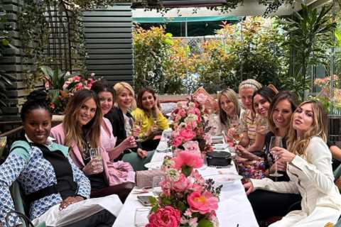 Inside Holly Willoughby’s boozy lunch with pals Abby Clancy and Christine Lampard
