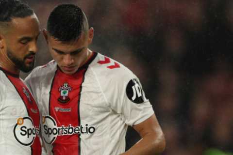 Southampton star Perraud limps off in distress against Bournemouth while Walcott shows rest of team ..