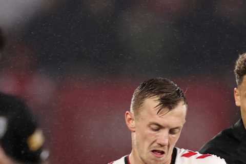James Ward-Prowse forced off with illness at half-time of Bournemouth clash in huge blow to..