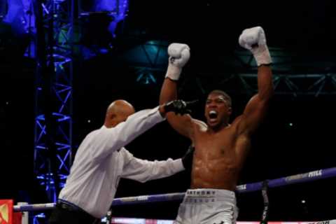 Anthony Joshua fans all say the same thing on six-year anniversary of legendary Wladimir Klitschko..