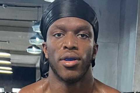 KSI shows off speed and power in training for Joe Fournier fight with YouTube star in stunning..