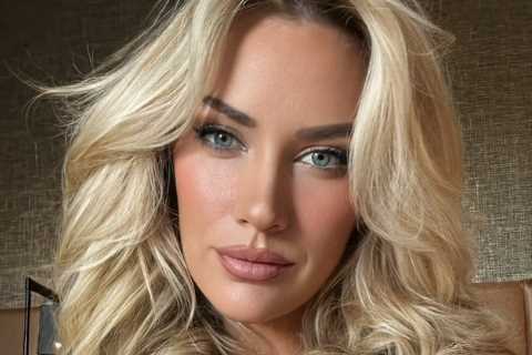 Paige Spiranac shows off her boobs and says ‘they are real and spectacular’ as she reveals perfect..