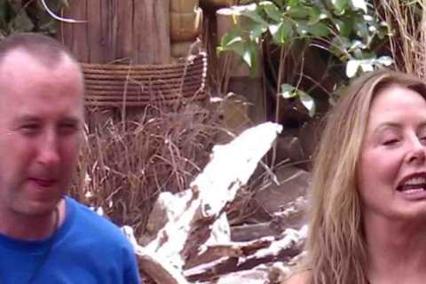 I’m a Celeb’s Carol Vorderman puts on busty display in plunging black bikini