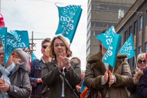 Union activists plot coordinated strikes across hospitals and schools to force country into lockdown