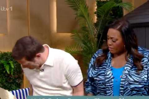 Dermot O’Leary left red-faced after smashing up the set on This Morning