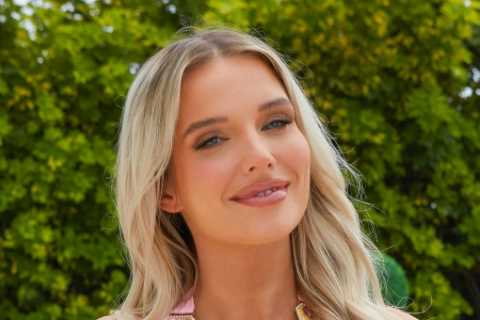 I’m A Celeb star Helen Flanagan shows off her curves in sexy jewel-encrusted pink bikini