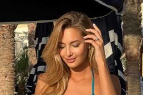 Ex-Premier League star’s stunning model Wag called ‘most beautiful woman in world’ as she shows off ..