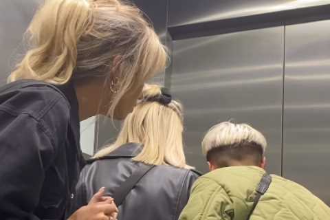 Terrified Love Island star rescued by fire brigade after getting stuck in a lift and being left ‘a..