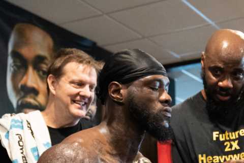 Deontay Wilder’s coach says Tyson Fury vs Oleksandr Usyk is ‘nowhere near as exciting’ as Anthony..