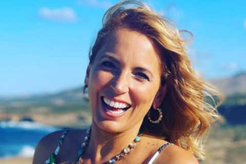 A Place in the Sun’s Jasmine Harman sets pulses racing in plunging dress as she promotes new..
