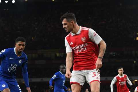 Arsenal fans convinced Xhaka took secret dig at Tottenham during star’s live TV interview after win ..
