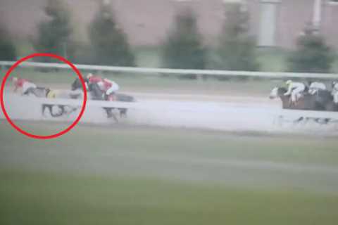Young jockey fighting for his life after being trampled by horses in ‘horrifying’ fall