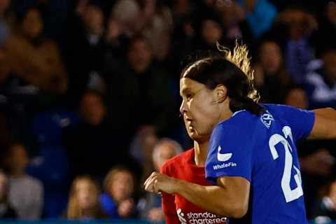 Chelsea 2 Liverpool 1: Kerr’s late strike sees Blues close gap on title rivals following defeat of..