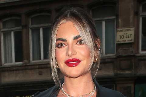 Megan Barton Hanson flashes her amazing abs as she steps out in bra top after James Lock reunion