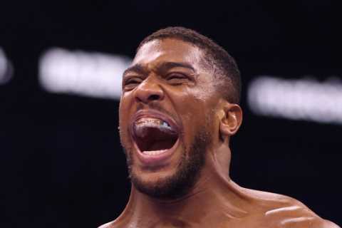 Anthony Joshua’s promoter reveals when star could make return in warm-up fight for Deontay Wilder..