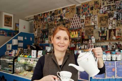 I run the UK’s biggest royal-themed tea room – punters love it and the Queen did too