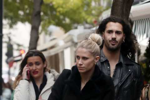 Kym Marsh’s Strictly partner Graziano is spotted for the first time since her marriage split after..