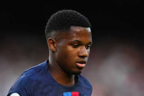 Man Utd target Ansu Fati lined up for shock transfer to rival Premier League club as Barcelona..
