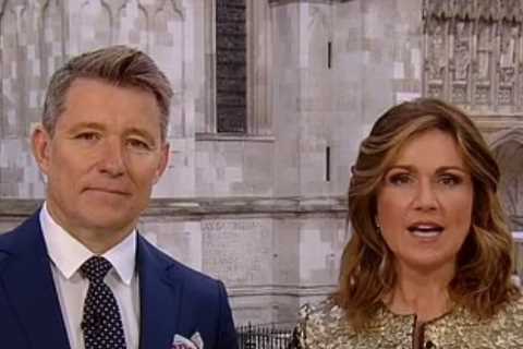GMB chaos as fans convinced Susanna Reid swore after mic picks up secret conversation during..