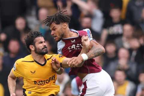 Fans all say the same thing as Chelsea cult hero Diego Costa scuffles with Mings in Wolves vs Aston ..