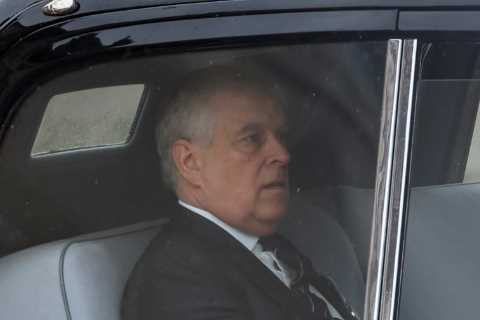 Disgraced Prince Andrew wears suit as he heads to brother King Charles’ coronation – where he’ll..