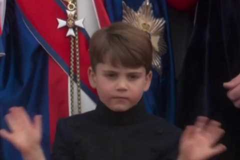 Royal fans are all saying the same thing about Prince Louis’ royal wave at the coronation