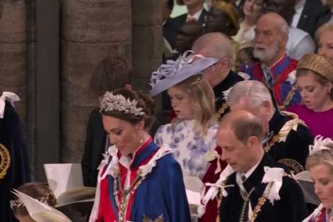 Mystery as Prince Louis vanishes mid-coronation – did you spot it?