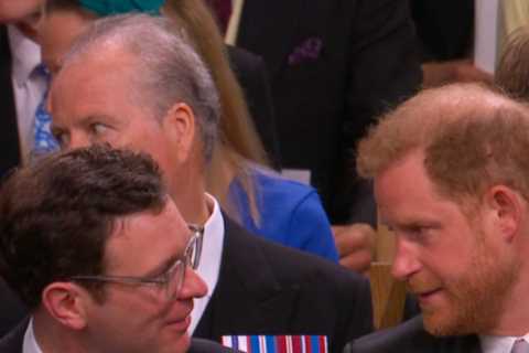 I’m a lip reader… Prince Harry was moaning about his life when he chatted to Jack Brooksbank at..