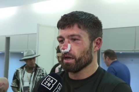 Battered John Ryder confirms broken nose as fans say Brit ‘deserves every penny’ after avoiding..