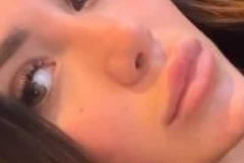 Towie’s Chloe Brockett looks very different as she poses for natural make-up free photo