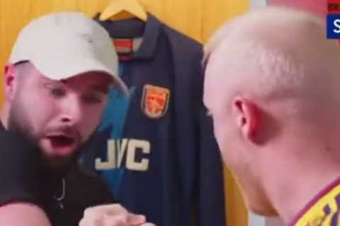 Football TikToker in hospital after having arm ‘snapped like pasta’ in LIVE arm wrestle during..