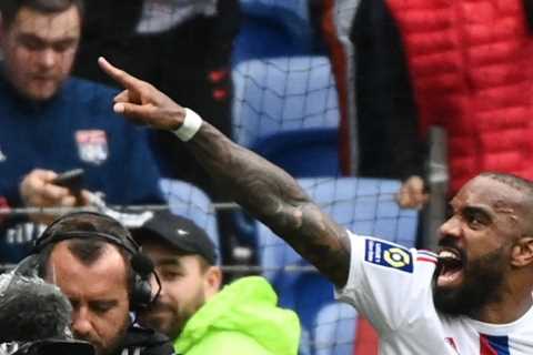 Lyon 5 Montpellier 4: Ex-Arsenal star Lacazette nets FOUR goals as hosts come from 4-1 down to keep ..