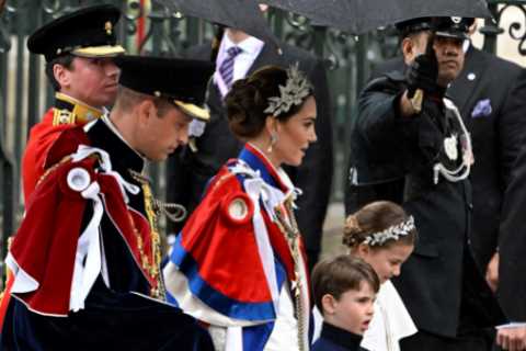 Princess Charlotte, 8, adorably ‘twins’ with mum Kate Middleton wearing matching Alexander McQueen..