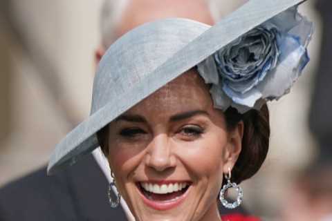 Kate Middleton all smiles as she arrives at garden party with Prince William at Buckingham Palace