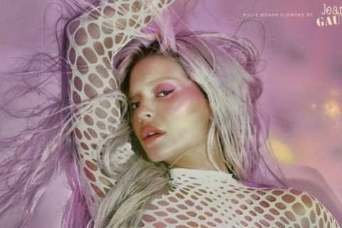 Kylie Jenner shows off major underboob in see-through nude dress for new Gaultier ad
