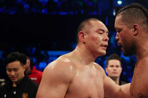 Fans all say same thing as Joe Joyce activates rematch clause for Zhilei Zhang and throws Tyson..