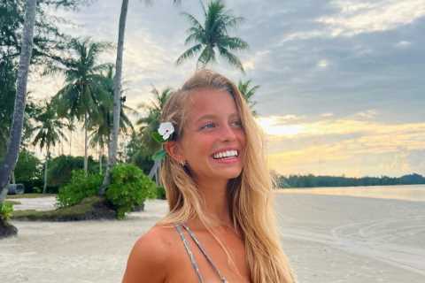 Fans say Chelsea star Joao Felix’s Wag ‘should be illegal’ as stunning model strips down to bikini..