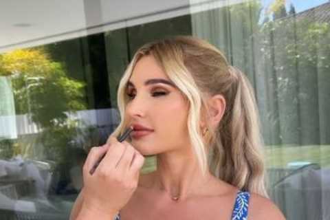 Billie Faiers shows off incredible post-baby body in a bikini just five months after giving birth