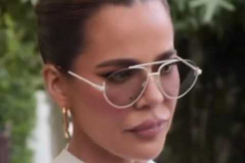 Khloe Kardashian puts her shrinking butt on display in skintight dress for racy new video after..