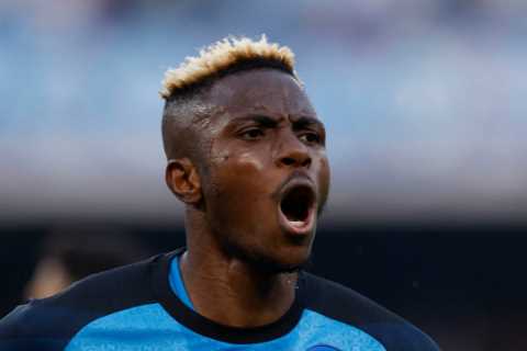 Newcastle and Everton join Man Utd in Osimhen transfer race but Chelsea have edge as Napoli want..
