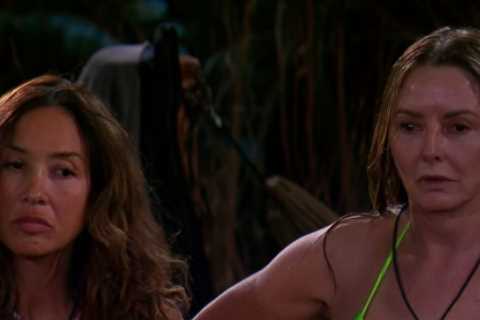 Carol Vorderman looks incredible as I’m A Celeb star strips down to plunging green bikini
