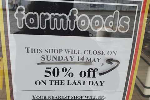 Bargain supermarket launches closing down sale with 50% off everything