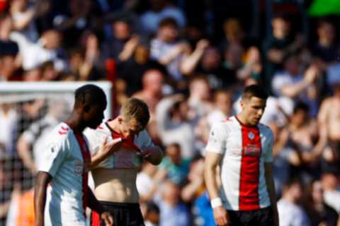 Southampton RELEGATED from Premier League after woeful 2-0 defeat to Fulham and could set unwanted..