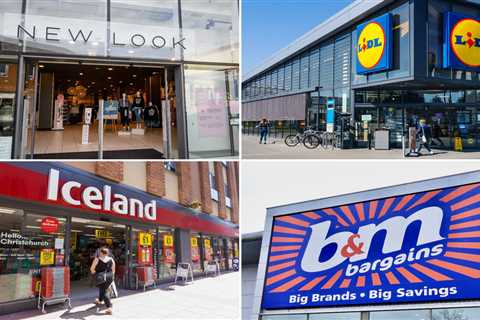 Full list of shops shutting before the end of the month including B&amp;M, New Look and Lidl