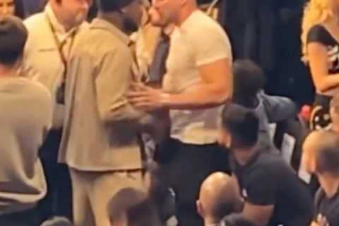 New footage shows moment ‘coward’ Tommy Fury’s brawl with fellow Love Islander Idris Virgo kicks..