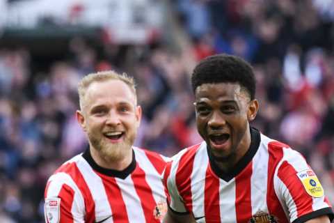Fans beg Amad Diallo to ‘save Man Utd from the shackles of Antony’ after free-kick screamer in..