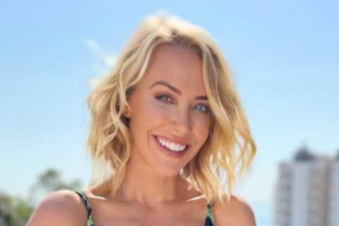 A Place in the Sun’s Laura Hamilton sets pulses racing in ‘gorgeous’ cut-out swimsuit for poolside..