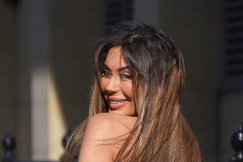 Chloe Ferry shows off her bum in very revealing skintight catsuit