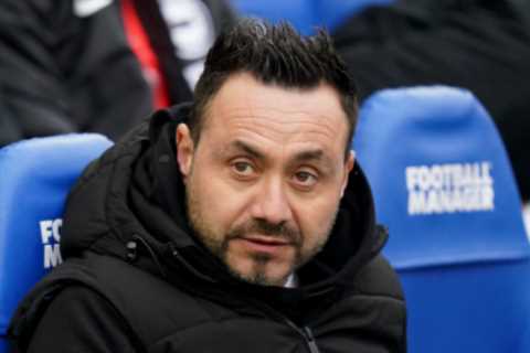 Brighton boss De Zerbi sparks Chelsea, Arsenal and Liverpool transfer bidding war as he admits two..